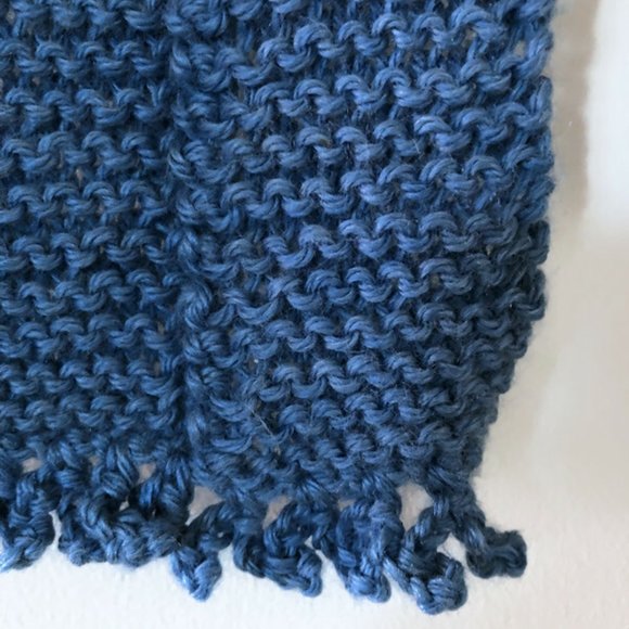 Hand knitted soft unique scarf, Knit neck wrap - Picture 3 of 10